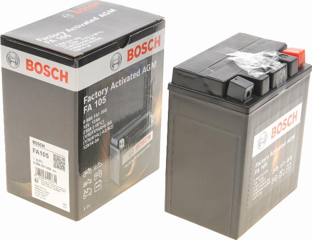 BOSCH 0 986 FA1 050 - Стартерная аккумуляторная батарея, АКБ unicars.by