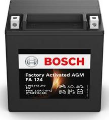 BOSCH 0 986 FA1 240 - Стартерная аккумуляторная батарея, АКБ unicars.by