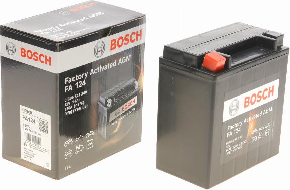 BOSCH 0 986 FA1 240 - Стартерная аккумуляторная батарея, АКБ unicars.by