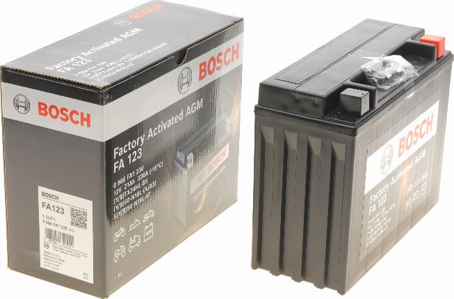 BOSCH 0 986 FA1 230 - Стартерная аккумуляторная батарея, АКБ unicars.by