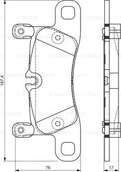 LYNXauto BD-8051 - Тормозные колодки, дисковые, комплект unicars.by