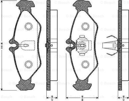 Valeo 540793 - Тормозные колодки, дисковые, комплект unicars.by