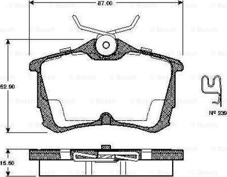 Triscan FDB1506 - Тормозные колодки, дисковые, комплект unicars.by