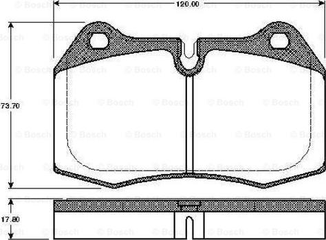 BENDIX 571852B - Тормозные колодки, дисковые, комплект unicars.by