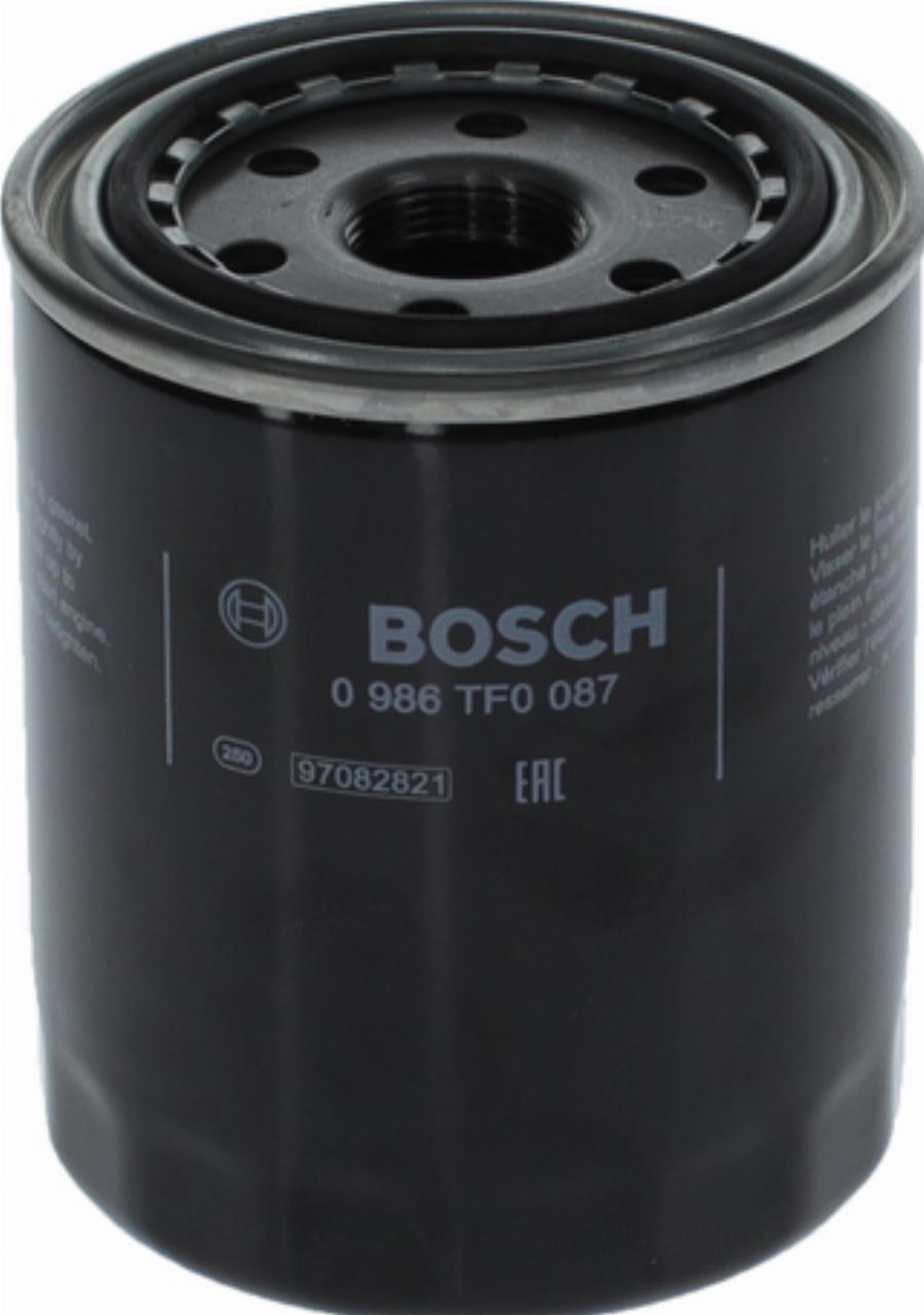 BOSCH 0 986 TF0 087 - Масляный фильтр unicars.by