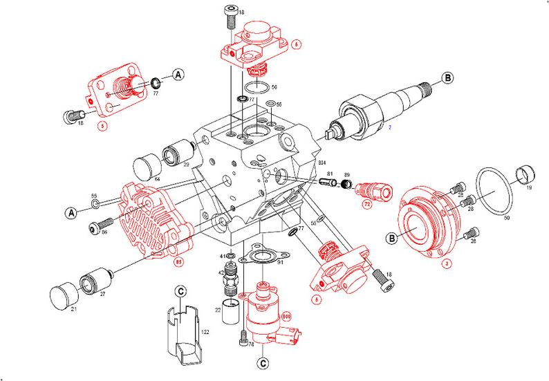 BOSCH 0 445 010 206 - Насос высокого давления unicars.by