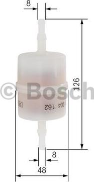 BOSCH 0 450 904 162 - Топливный фильтр unicars.by