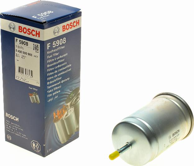 BOSCH 0 450 905 908 - Топливный фильтр unicars.by