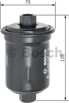 BOSCH 0 450 905 912 - Топливный фильтр unicars.by