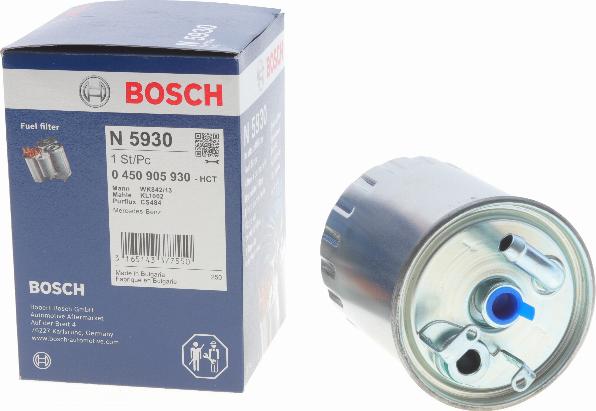 BOSCH 0 450 905 930 - Топливный фильтр unicars.by