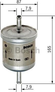 BOSCH 0 450 905 921 - Топливный фильтр unicars.by