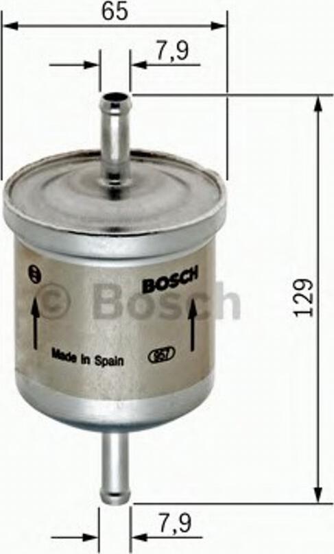 BOSCH 0450905974 - Топливный фильтр unicars.by