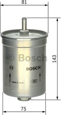 BOSCH 0 450 905 007 - Топливный фильтр unicars.by