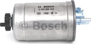 BOSCH 0 450 906 452 - Топливный фильтр unicars.by