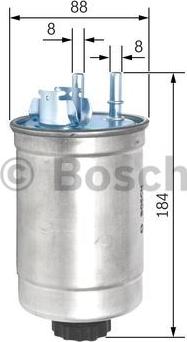 BOSCH 0 450 906 452 - Топливный фильтр unicars.by