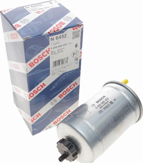 BOSCH 0 450 906 452 - Топливный фильтр unicars.by