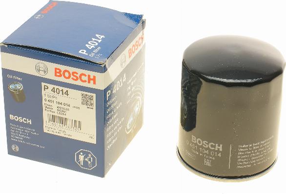 BOSCH 0 451 104 014 - Масляный фильтр unicars.by