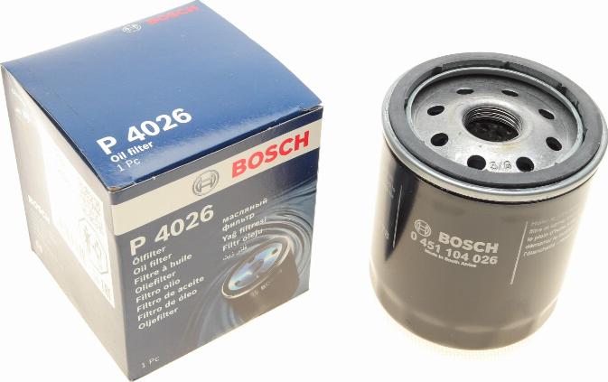 BOSCH 0 451 104 026 - Масляный фильтр unicars.by