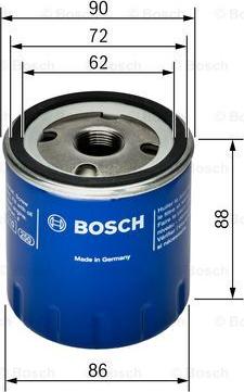 BOSCH 0 451 103 189 - Масляный фильтр unicars.by