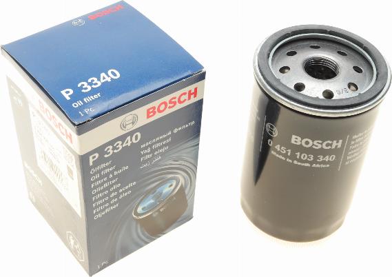 BOSCH 0 451 103 340 - Масляный фильтр unicars.by