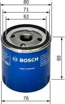 BOSCH 0 451 103 303 - Масляный фильтр unicars.by