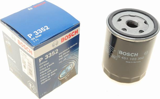 BOSCH 0 451 103 352 - Масляный фильтр unicars.by