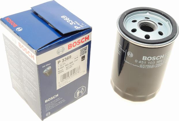 BOSCH 0 451 103 369 - Масляный фильтр unicars.by