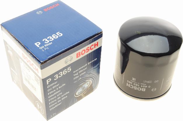 BOSCH 0 451 103 365 - Масляный фильтр unicars.by