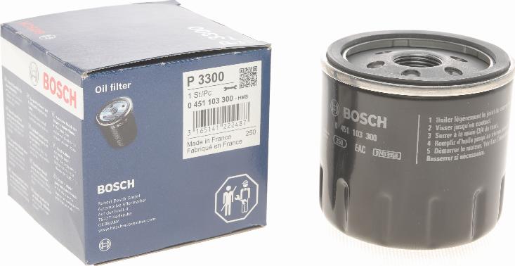 BOSCH 0 451 103 300 - Масляный фильтр unicars.by