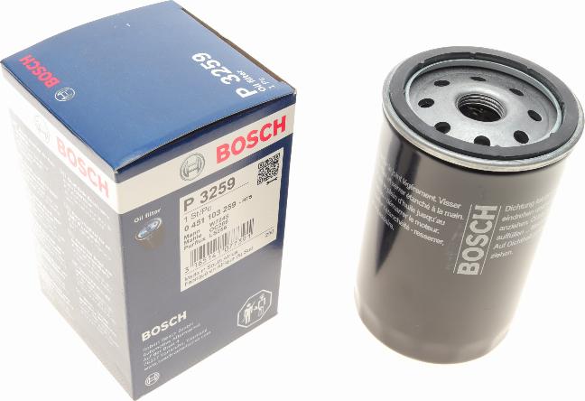 BOSCH 0 451 103 259 - Масляный фильтр unicars.by