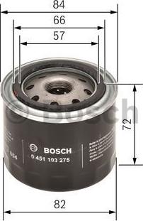 BOSCH 0 451 103 275 - Масляный фильтр unicars.by