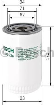 BOSCH 0 451 203 226 - Масляный фильтр unicars.by