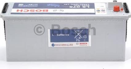 BOSCH 0 092 L50 750 - Стартерная аккумуляторная батарея, АКБ unicars.by