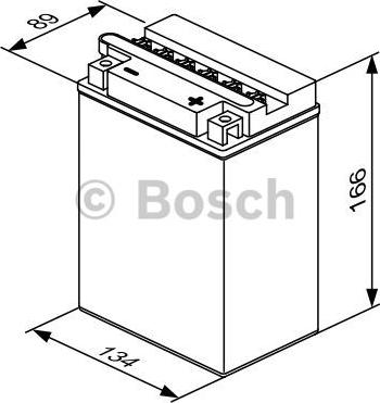 BOSCH 0 092 M4F 340 - Стартерная аккумуляторная батарея, АКБ unicars.by