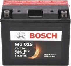 BOSCH 0 092 M60 190 - Стартерная аккумуляторная батарея, АКБ unicars.by