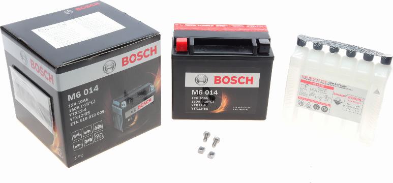 BOSCH 0 092 M60 140 - Стартерная аккумуляторная батарея, АКБ unicars.by