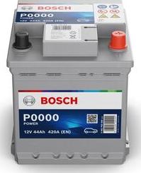 BOSCH 0 092 P00 000 - Стартерная аккумуляторная батарея, АКБ unicars.by