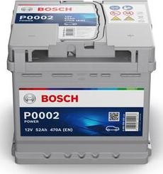 BOSCH 0 092 P00 020 - Стартерная аккумуляторная батарея, АКБ unicars.by