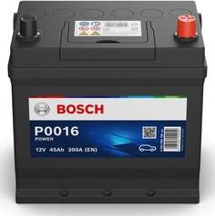 BOSCH 0 092 P00 160 - Стартерная аккумуляторная батарея, АКБ unicars.by