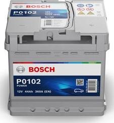 BOSCH 0 092 P01 020 - Стартерная аккумуляторная батарея, АКБ unicars.by