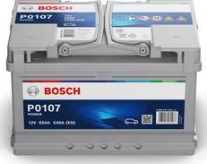 BOSCH 0 092 P01 070 - Стартерная аккумуляторная батарея, АКБ unicars.by