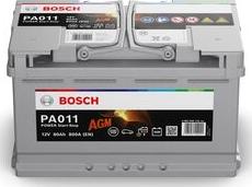 BOSCH 0 092 PA0 110 - Стартерная аккумуляторная батарея, АКБ unicars.by