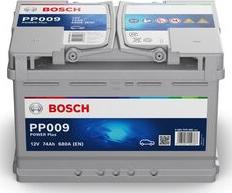 BOSCH 0 092 PP0 090 - Стартерная аккумуляторная батарея, АКБ unicars.by