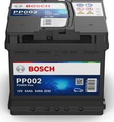 BOSCH 0 092 PP0 020 - Стартерная аккумуляторная батарея, АКБ unicars.by