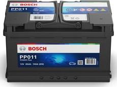 BOSCH 0 092 PP0 110 - Стартерная аккумуляторная батарея, АКБ unicars.by