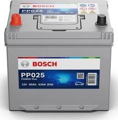 BOSCH 0 092 PP0 250 - Стартерная аккумуляторная батарея, АКБ unicars.by