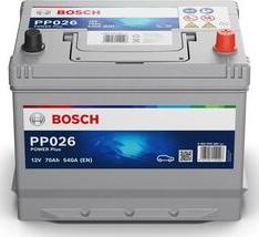 BOSCH 0 092 PP0 260 - Стартерная аккумуляторная батарея, АКБ unicars.by