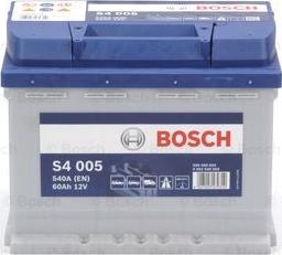 BOSCH 0 092 S40 050 - Стартерная аккумуляторная батарея, АКБ unicars.by