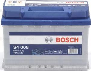 BOSCH 0 092 S40 080 - Стартерная аккумуляторная батарея, АКБ unicars.by