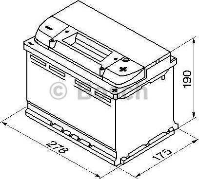 BOSCH 0 092 S40 080 - Стартерная аккумуляторная батарея, АКБ unicars.by